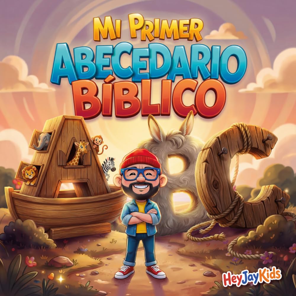 Mi Primer Abecedario Bíblico con HeyJayKids: Aprende las letras mientras descubres el regalo del Evangelio