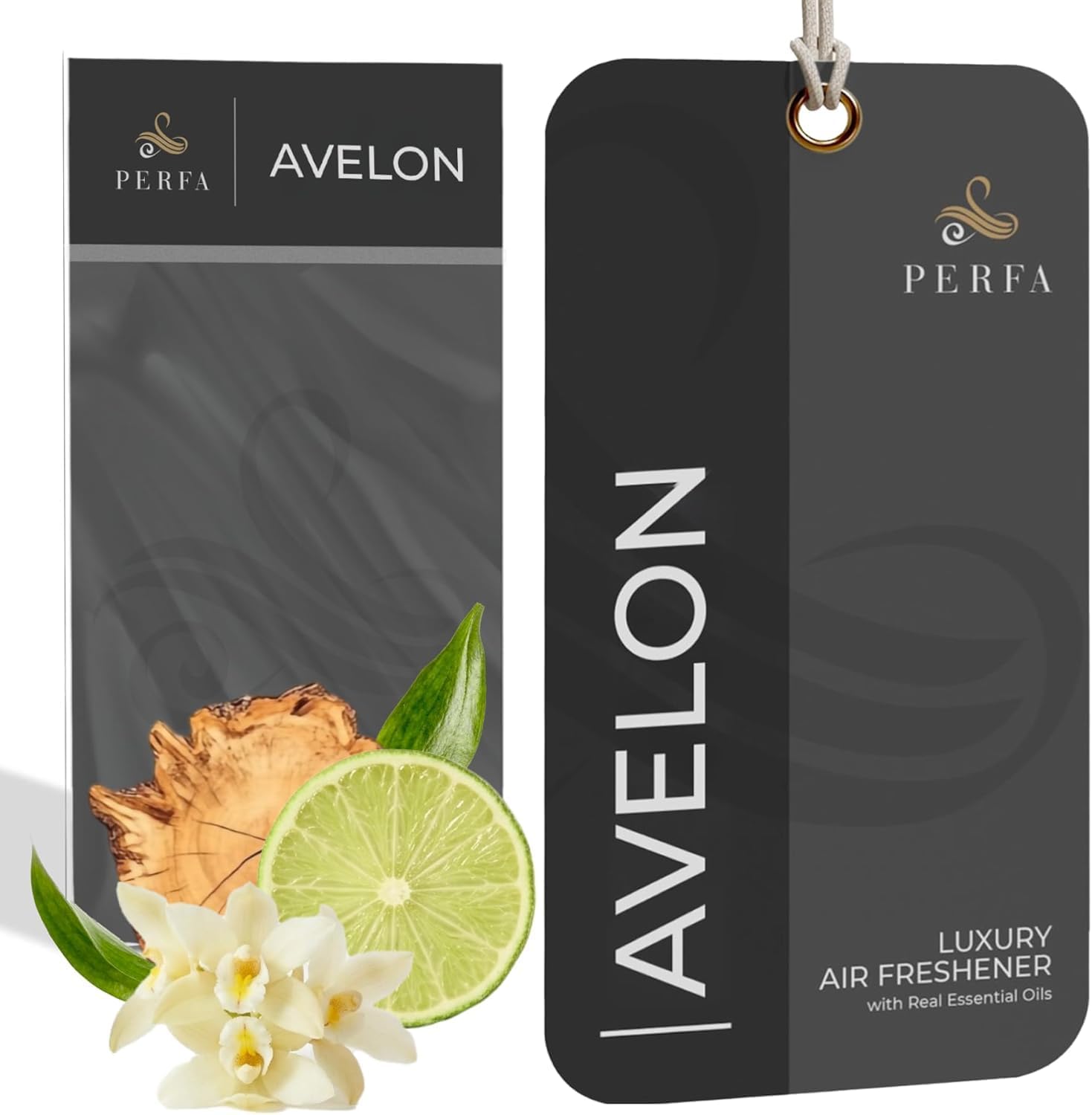 Greed Disposable Card Freshener for Men | Car Scents Air Freshener with Fragrance | Strong Car Perfume Air Freshener with Odour Eliminating Technology | Greed by Perfa