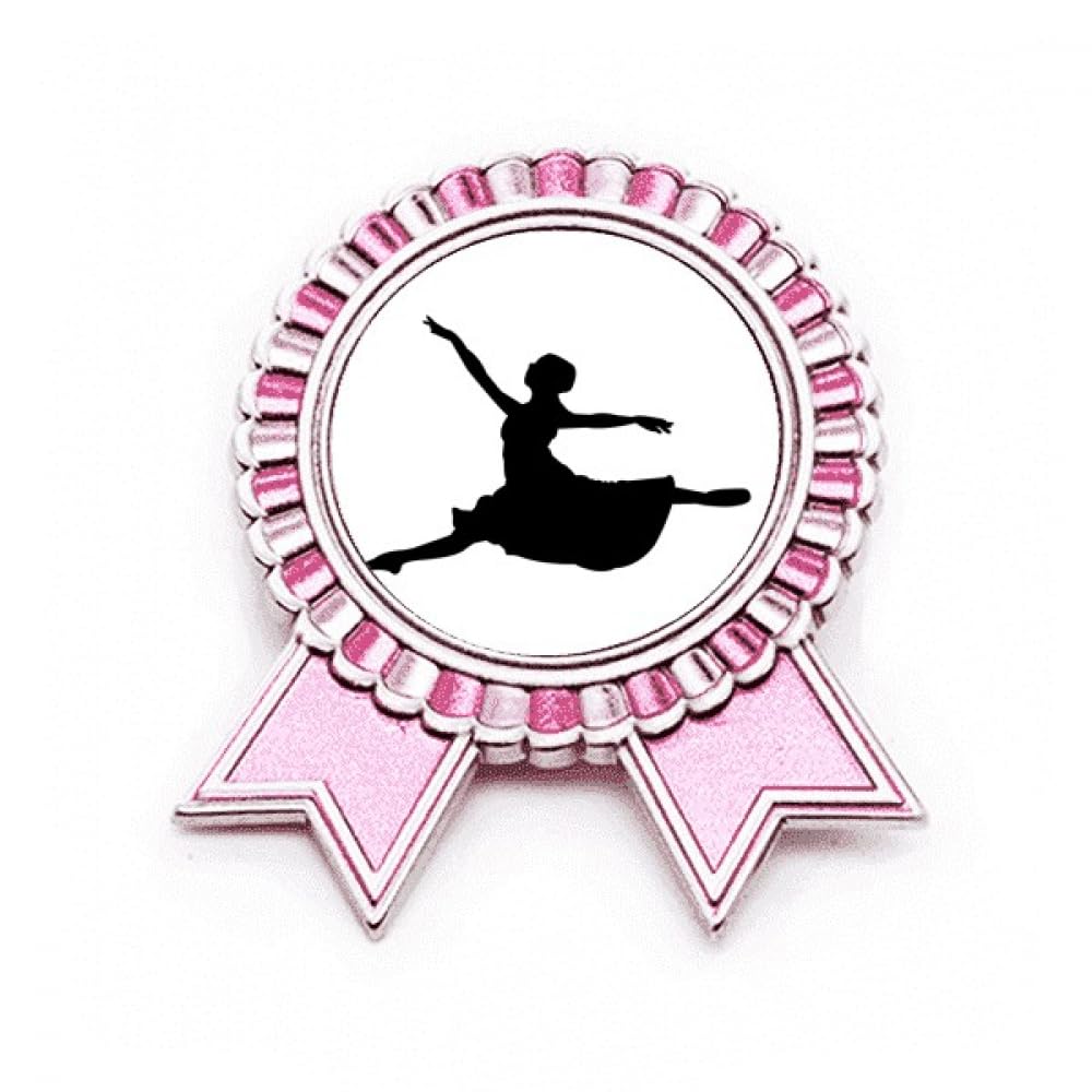 Broche de ballet rose en métal de taille moyenne pour passionnées - 4