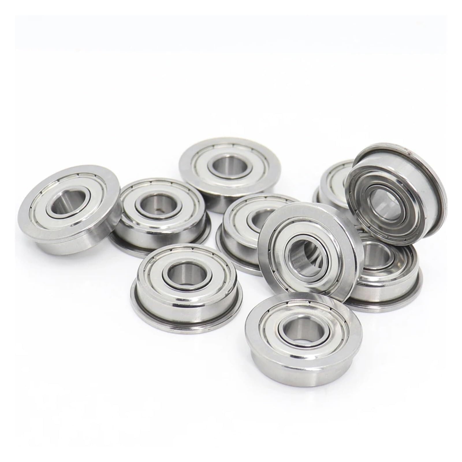 Abgedichtete Lager, F608ZZ Lager ABEC-5 (10PCS) 8 * 22 ​​7 mm Flansch F608Z Kugellager F608 ZZ