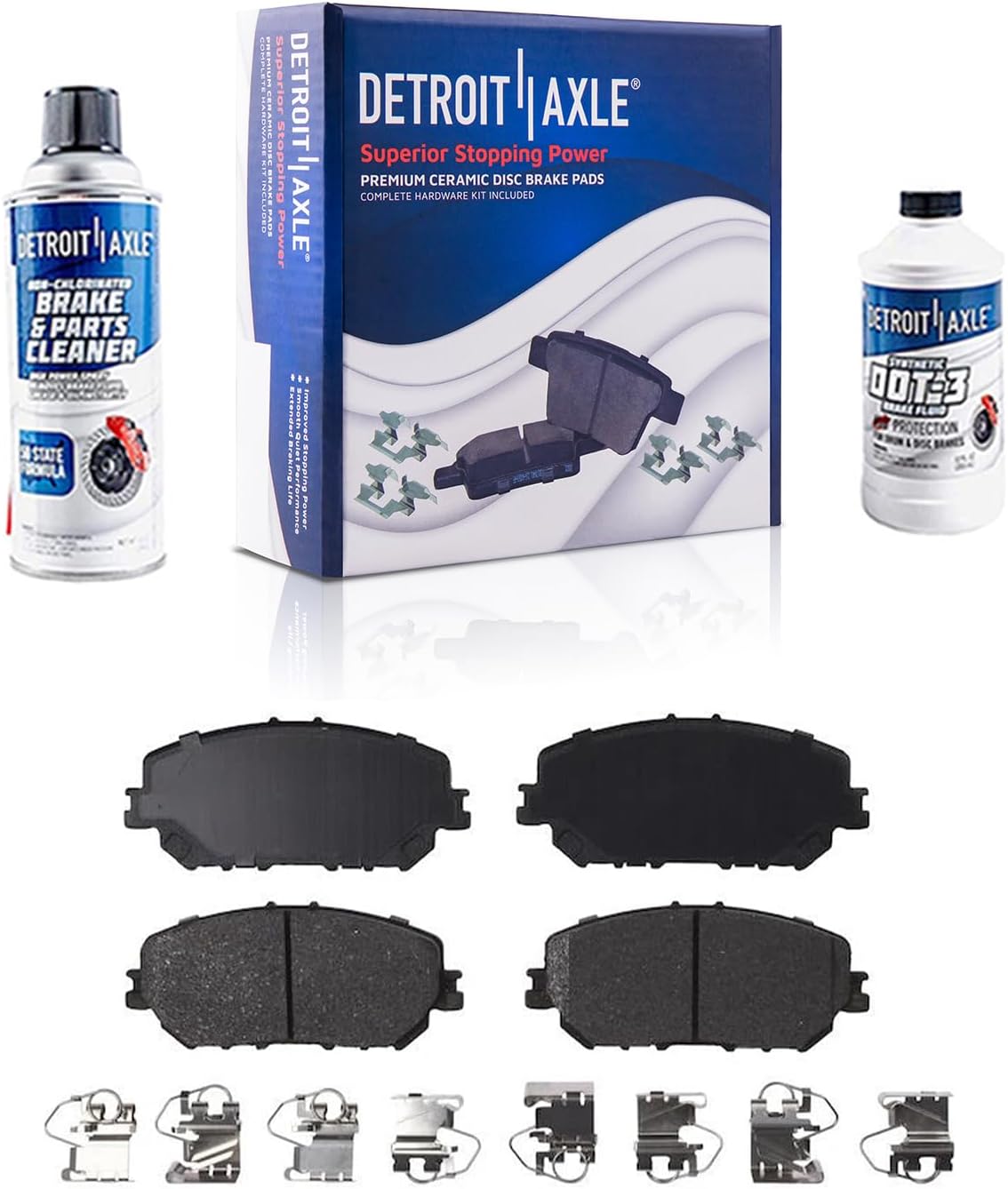 4pc Front Ceramic Brake Pads Kit