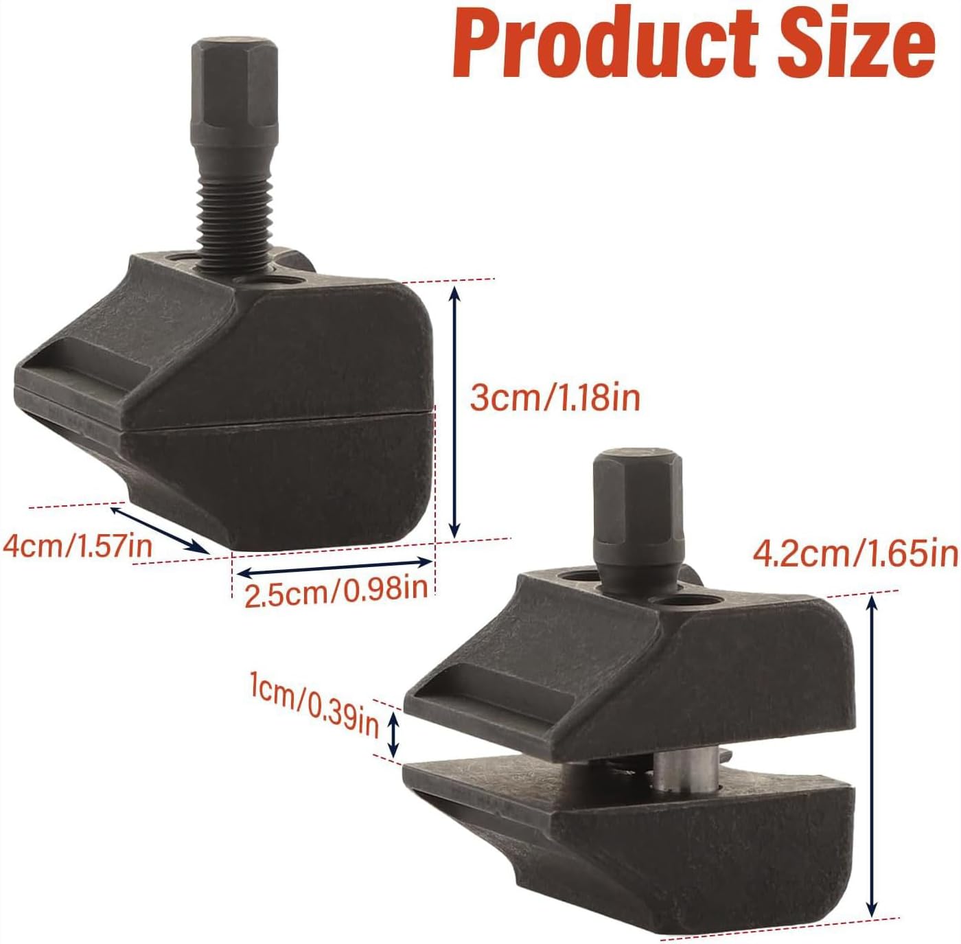 Black,Suspension Strut Spreader Tool, Quick Disassembly Car Suspension Split Hub Steering Knuckle Spreader for Both Upper and Lower Ball Joint Separator