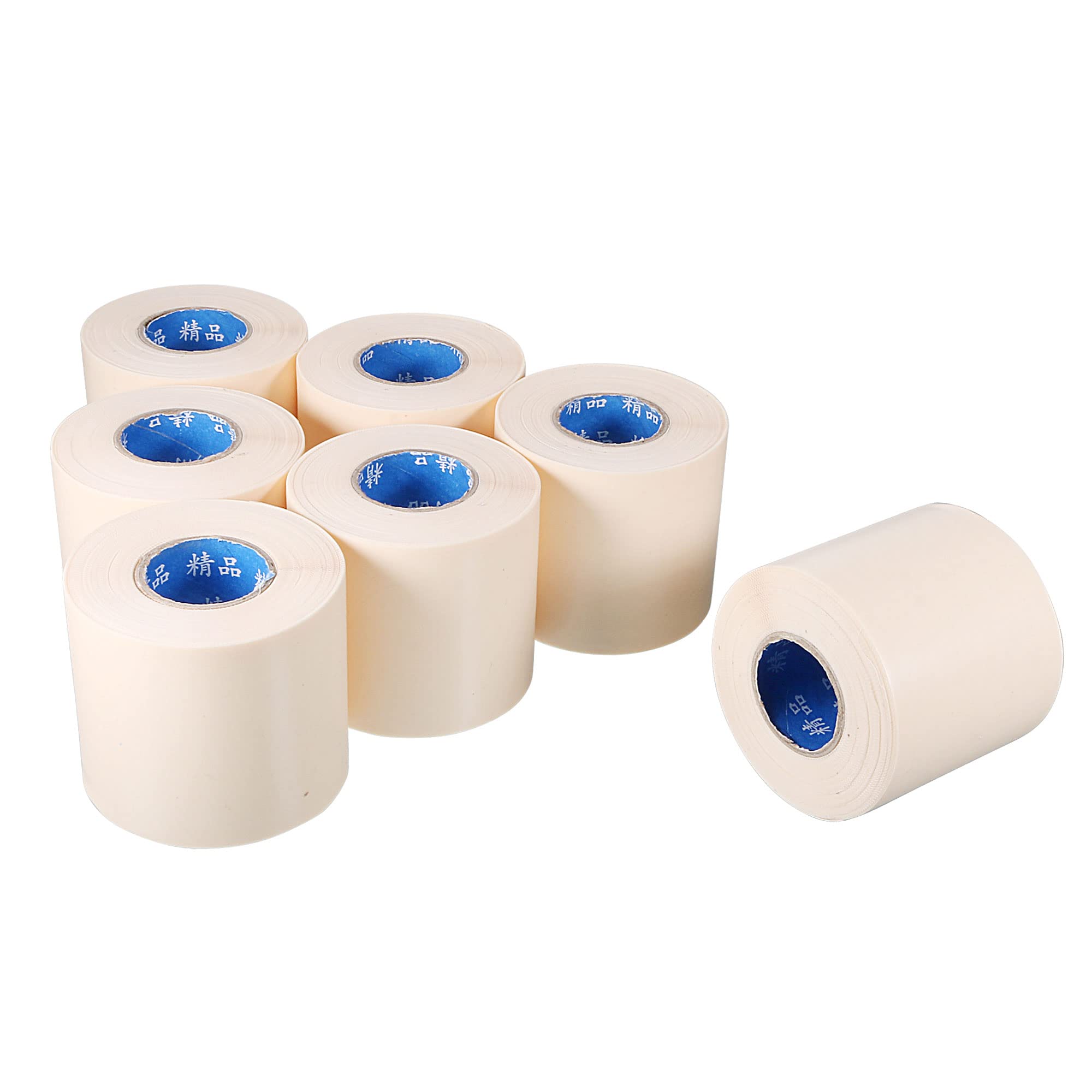 MECCANIXITYPipe Wrap Tapes Non-Adhesive 60mmx13m Protective Waterproof Tube Protector for Air Conditioner HVAC Pipes, PVC Yellow Pack of 10