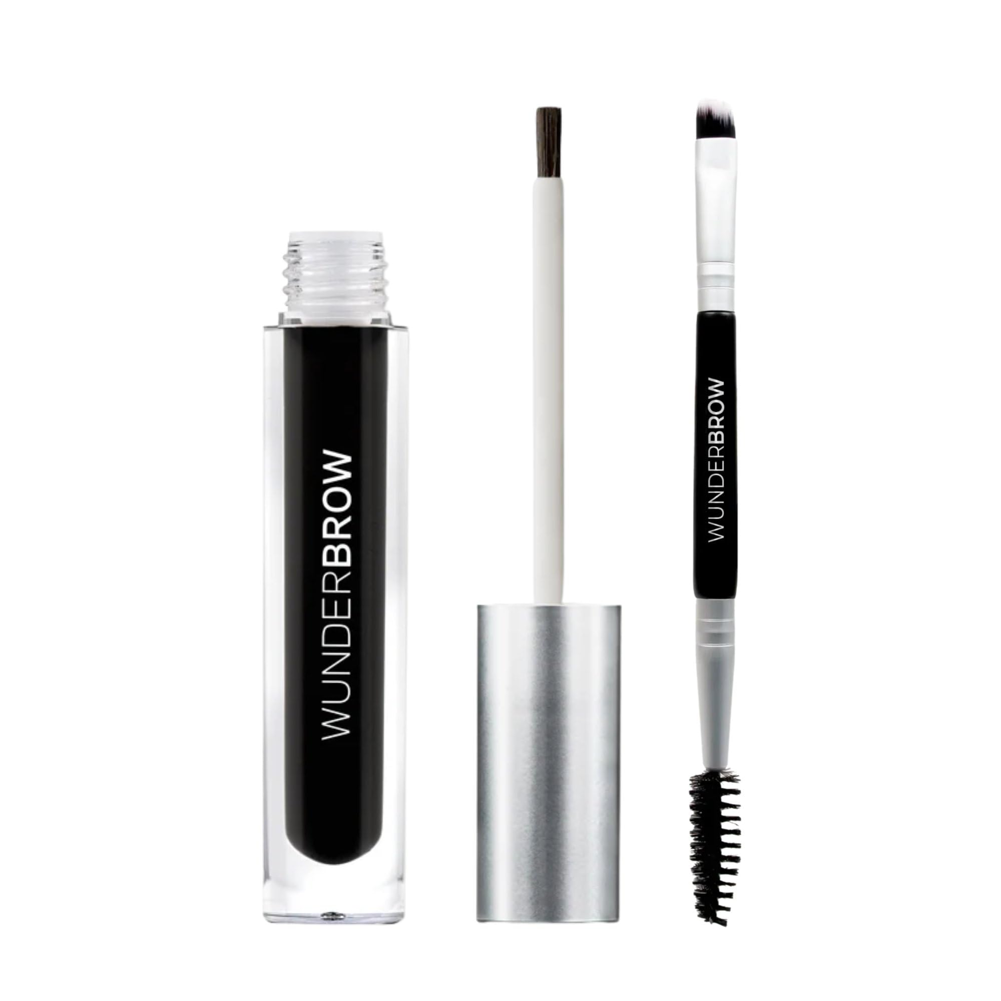 WUNDERBROW Noir Intense Gel à Sourcils Waterproof - Longue Tenue Jusqu'à 3 Jours, Sans Transfert, Vegan