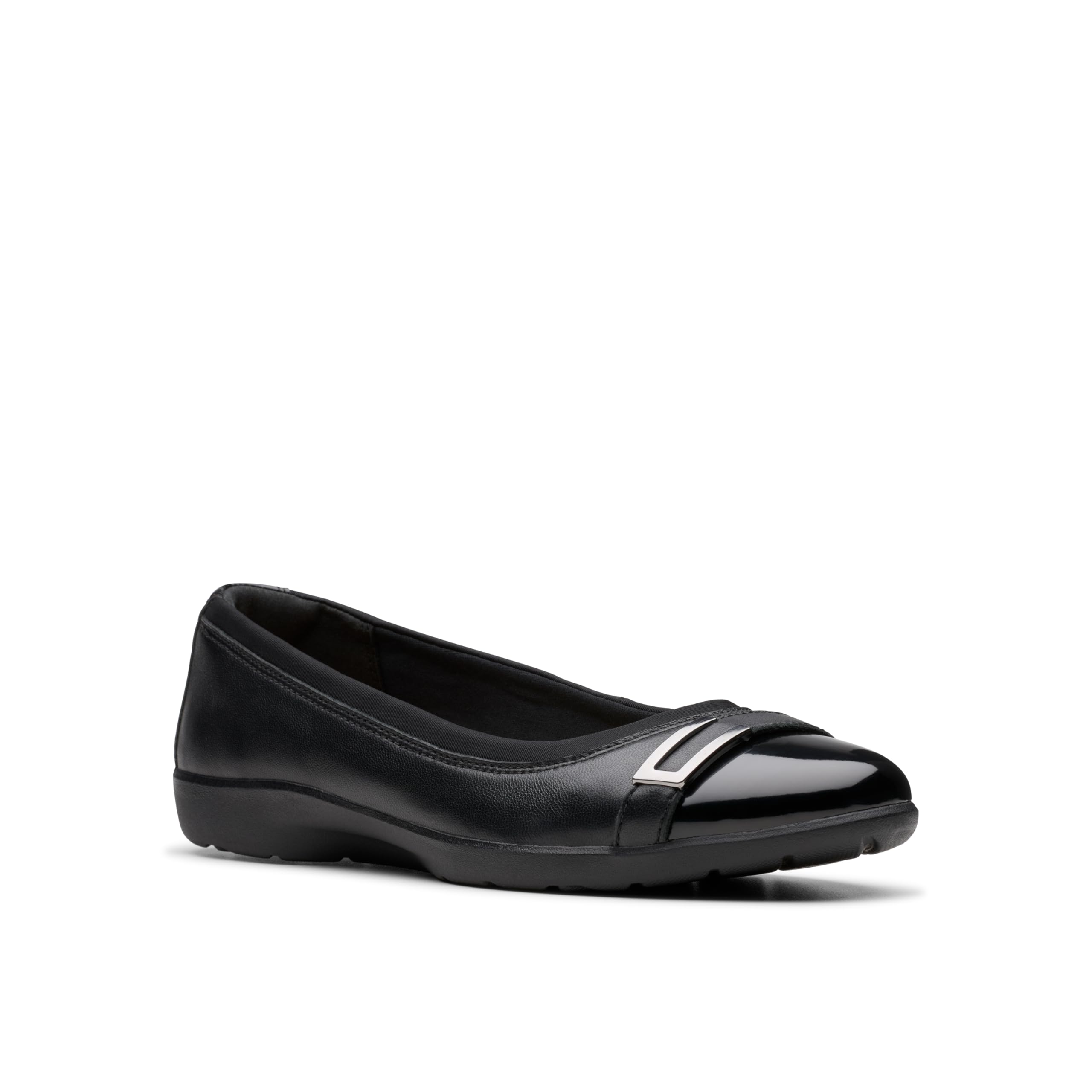 Clarks Womens Meadow Rose: 11 Wide Black Combi