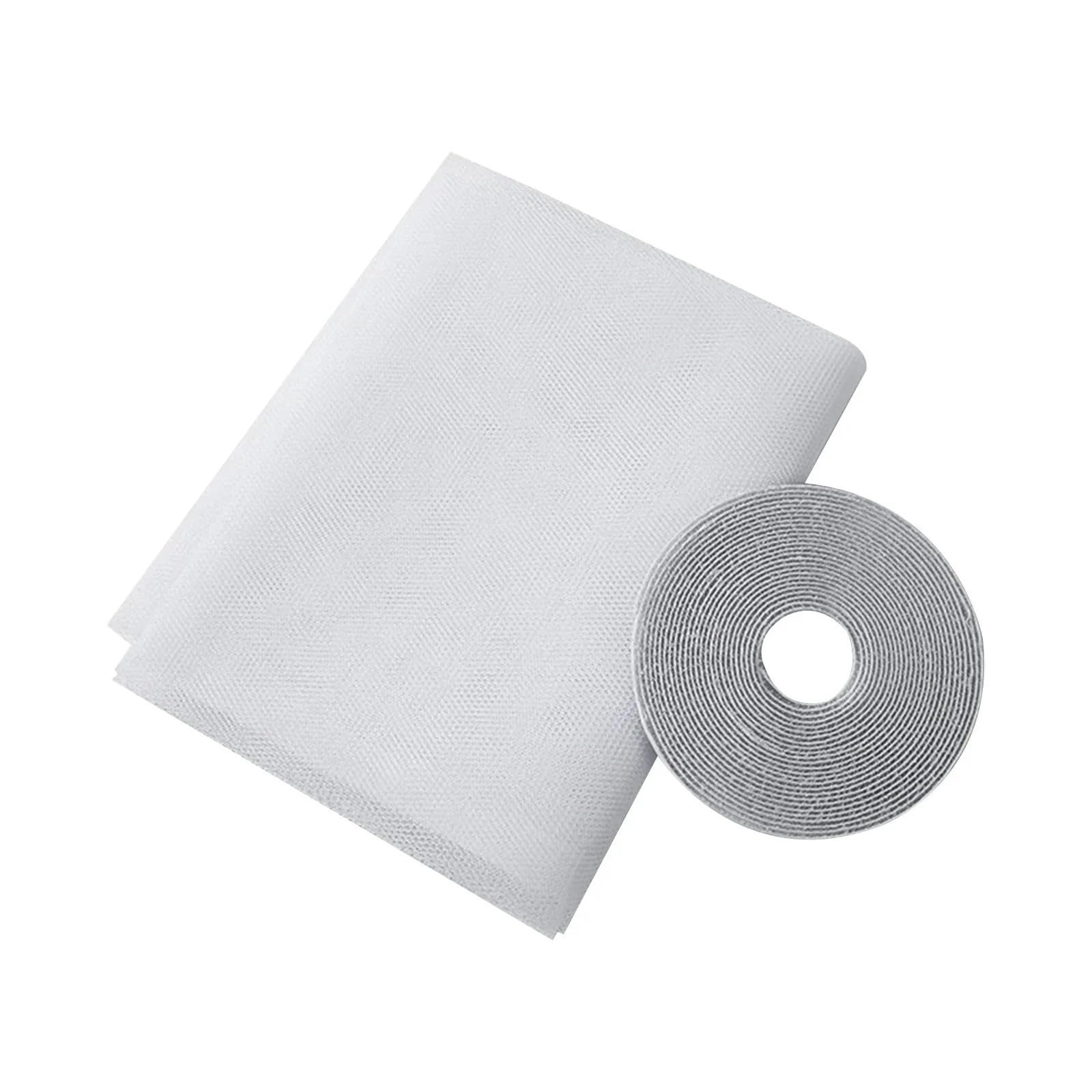 Fly Nets Anti Mosquito No Need to Punch Holes Net Window Self-Adhesive Type Anti Mosquito Screens Home Textile Garden(Color2,1.3x1.5m)