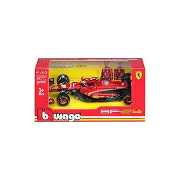コーギー　ギフトNo.24 　コンストラクターセット Amazon.com: Bburago 1:43 SFR Ferrari SF-24 w/Helmet (2024