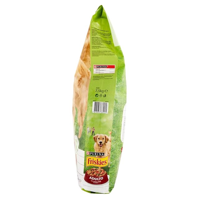 Foto 4 de 8 de Purina Friskies - Croquetas para Perro Adulto con Carne de Vaca, Cereales y Verduras añadidas, 7,5 kg