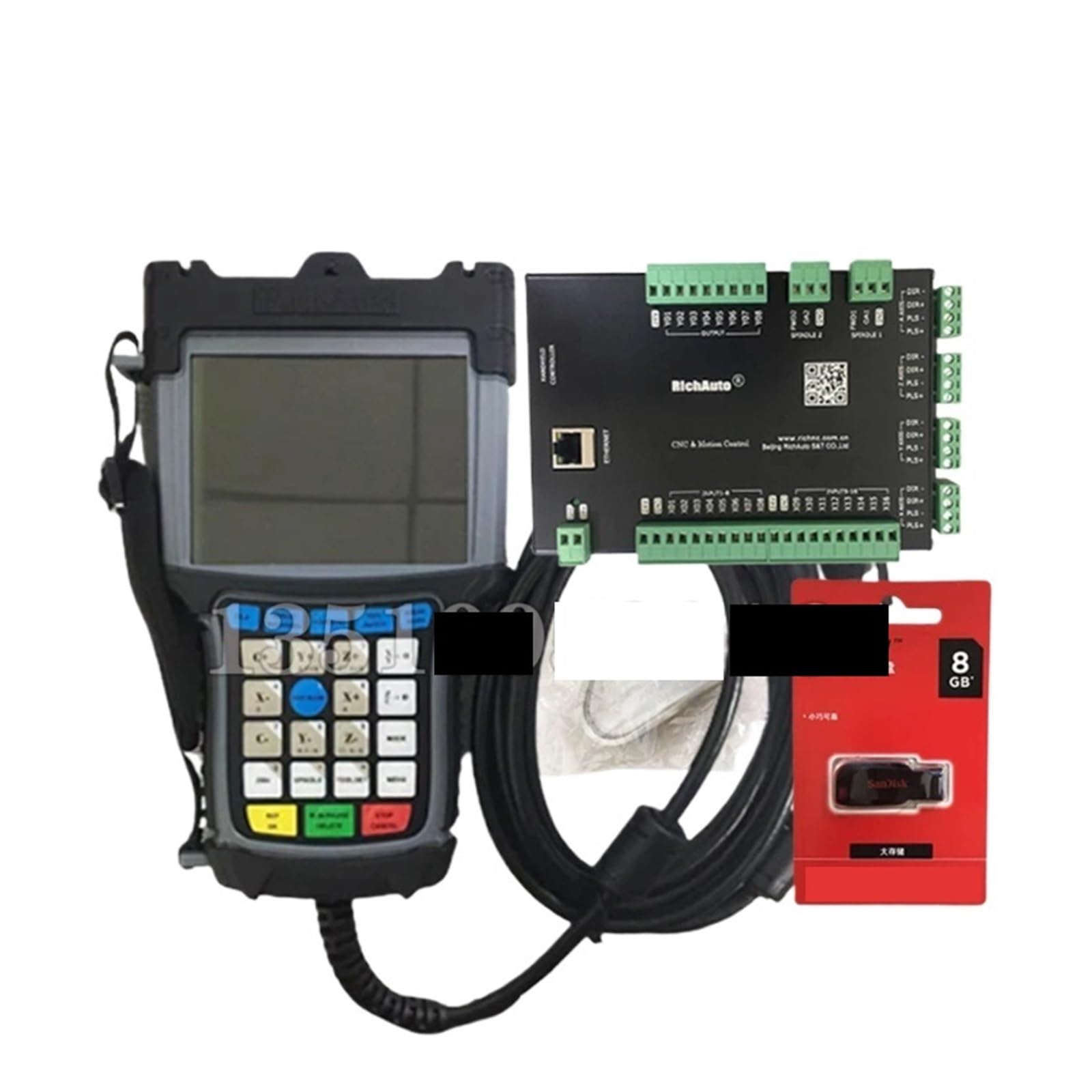 Newly Upgraded B5x Series B51/B57 3-axis B58 4-axis Offline Handle Controller Dsp Motion Control System For Cnc Router(B57-3AXIS)