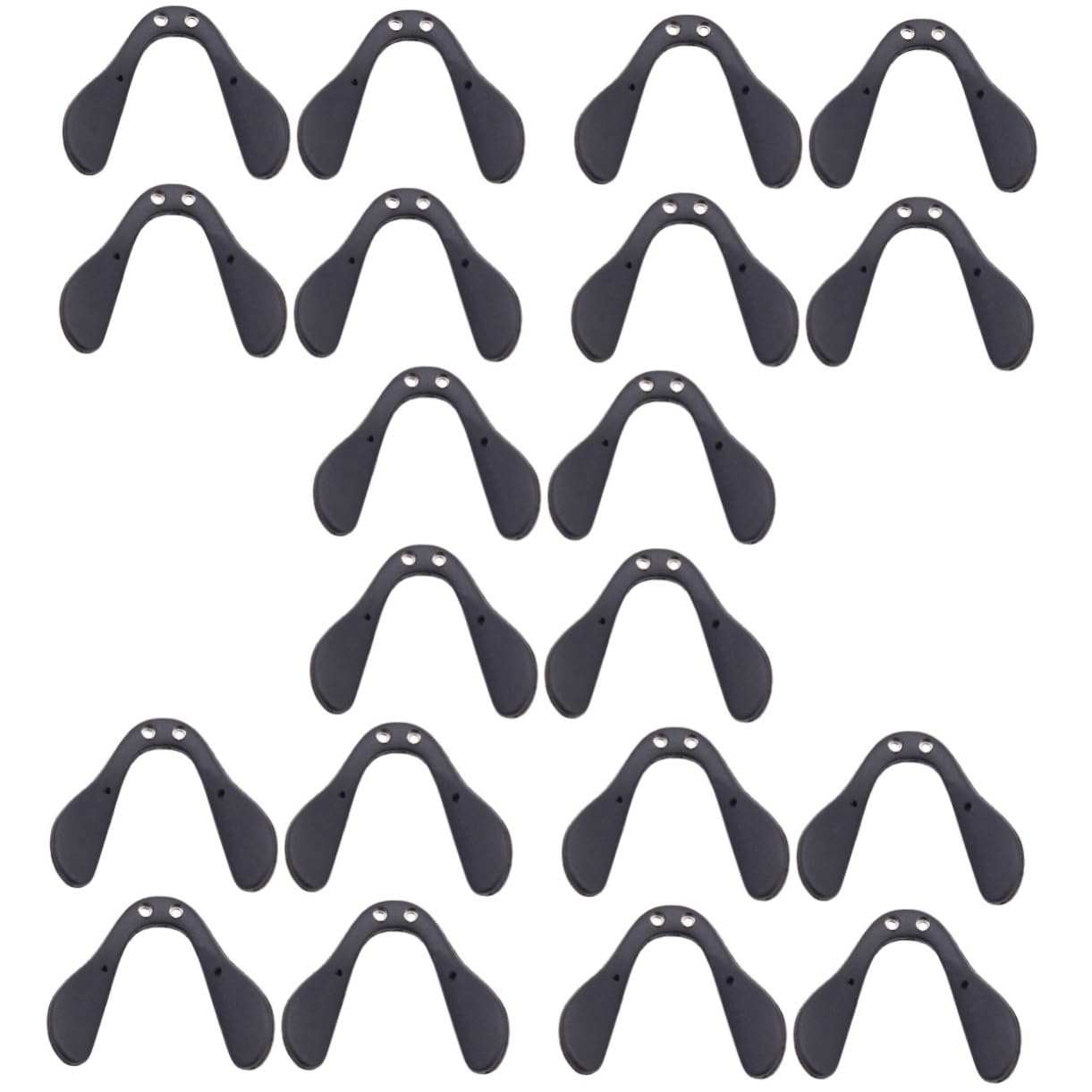 Healvian 20stücke Einstellbare Nasenpads Für Brillen Rutschfest Und Komfortabel Für Fahrradfahren Sonnenbrillen Und Verschiedene Brillenrahmen Und Hautfreundlich