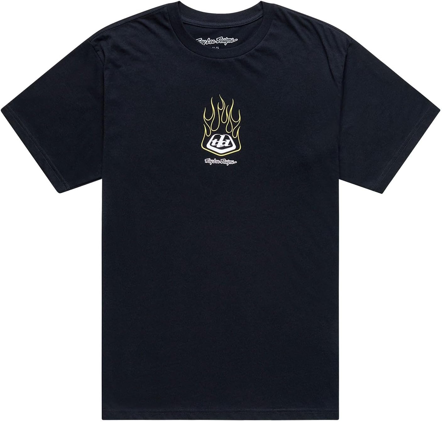 Troy Lee Designs Short Sleeve Tee, Flame2 Black, Large