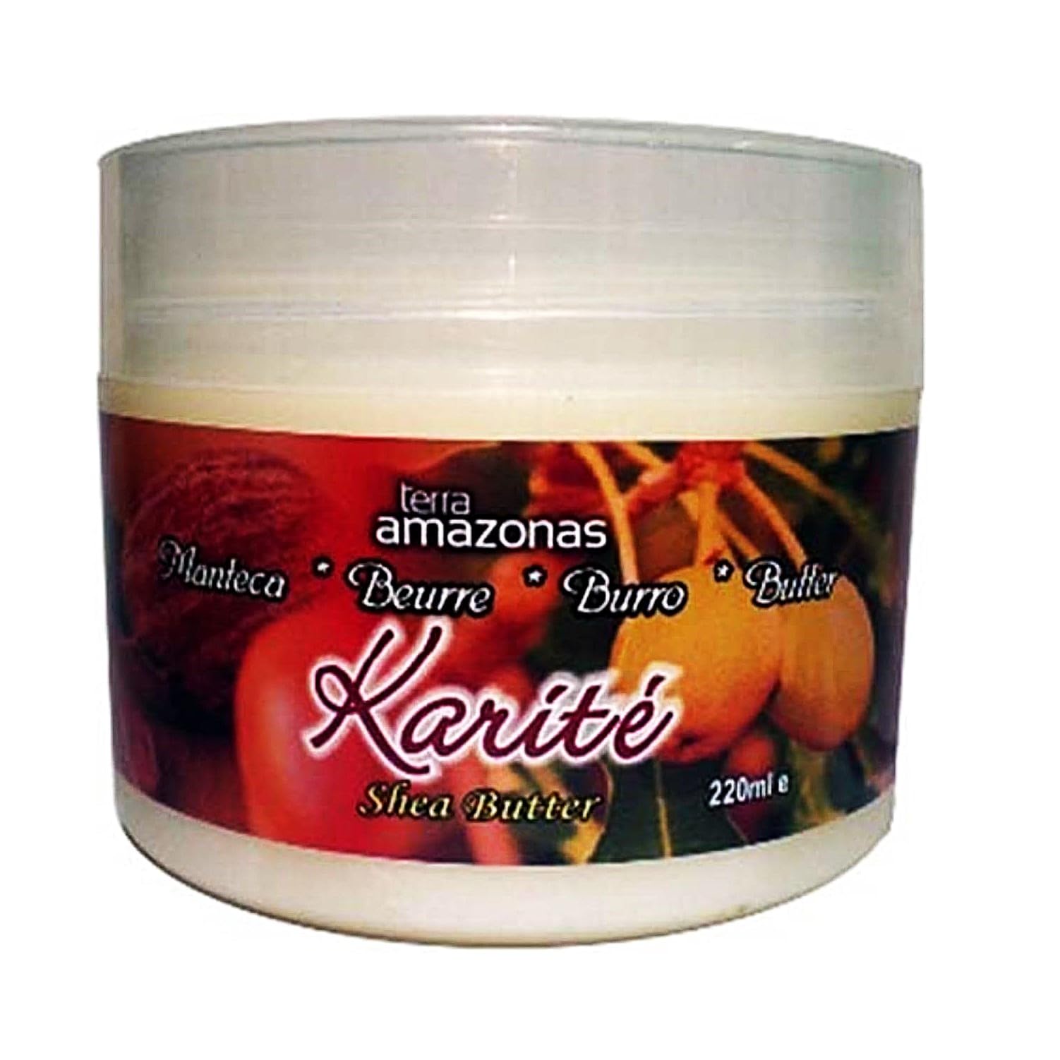 Crema di Burro di Karité Burro di Karité 220ml biologico non raffinato