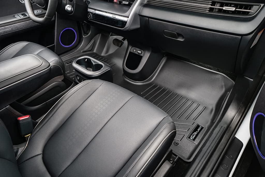 SMARTLINER Custom Fit All Weather 2 Row Floor Mats & Cargo Liner Set Compatible with 2022-2024 Hyundai Ioniq 5