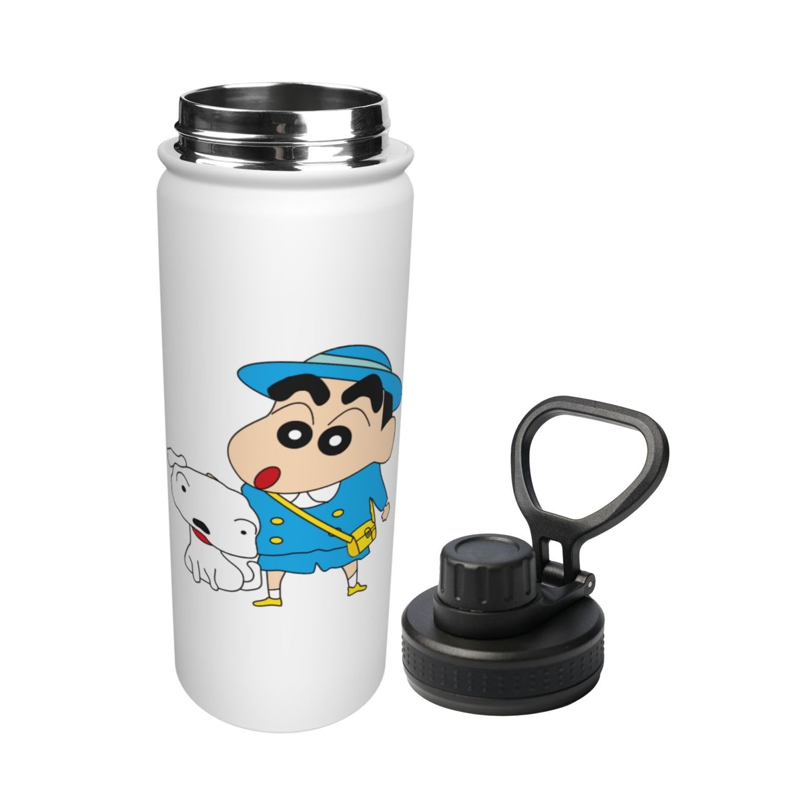 Amazon｜クレヨンしんちゃん 水筒 マグボトル 魔法瓶 コップ付き