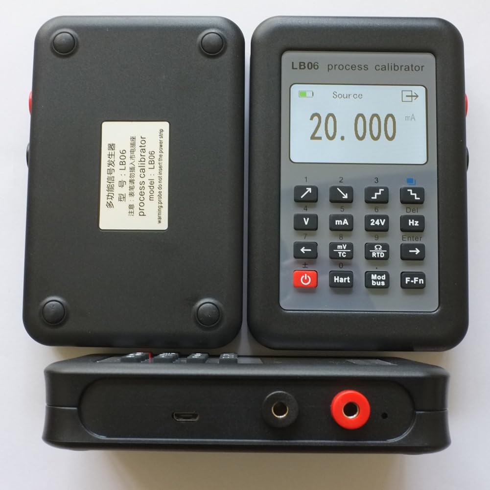 Calibrador de procesos entrada múltiple 4-20 mA/0-10 V RTD compacto