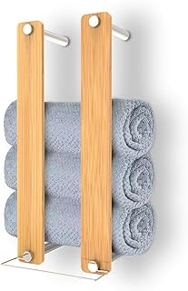 29 Smart Storage Ideas For Small Bathrooms You’ll Actually Use 165 Bamboo Towel Rack, 17 Inch - Over The Toilet Storage Organizer, Holds 3 ...