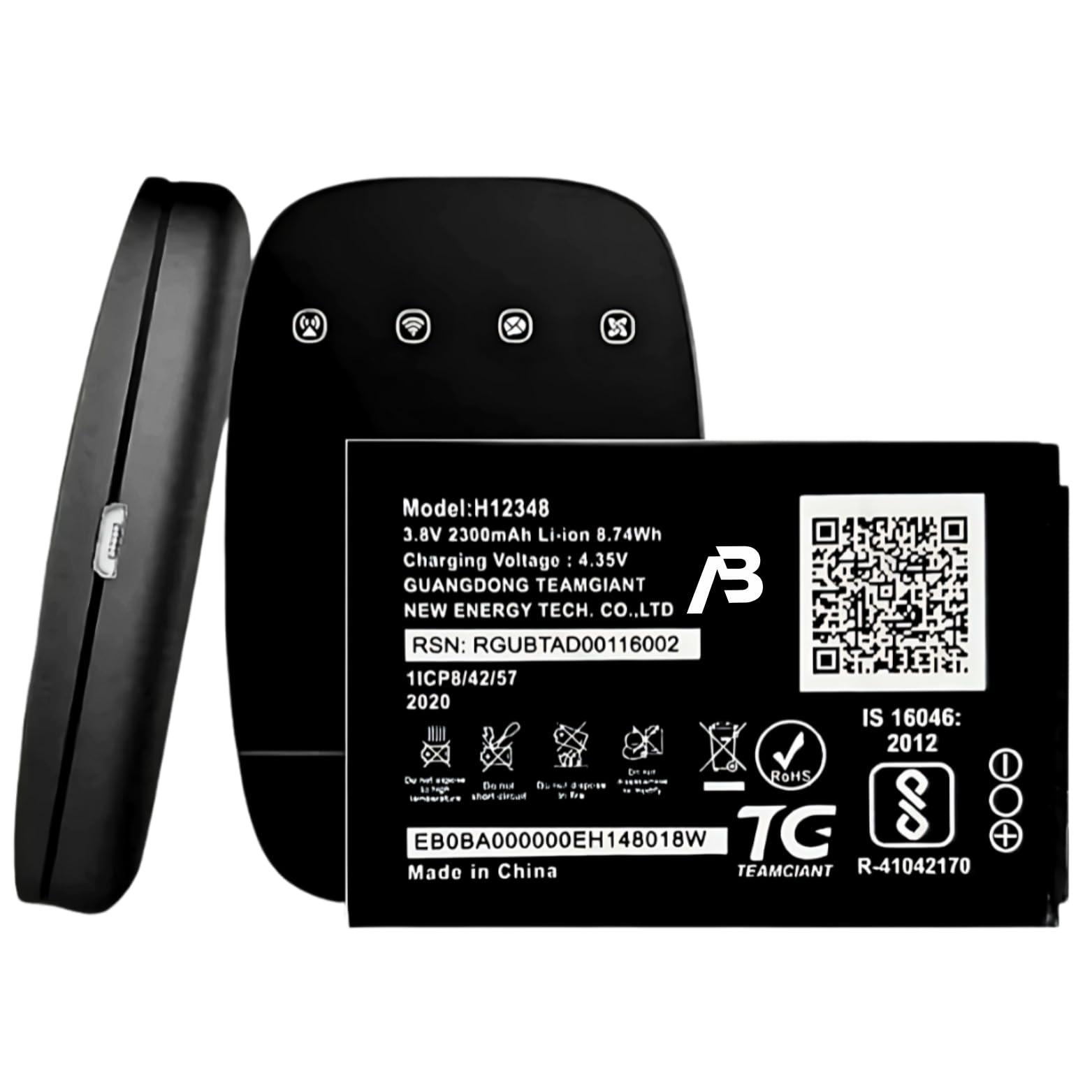 ANKODA Replacement Battery Compatible for Airtel My WiFi AMF-311WW 4G Hotspot | 2300mAh Li-Ion Rechargeable Battery | Suitable for Portable Wi-Fi & 4G Router Devices-image-11