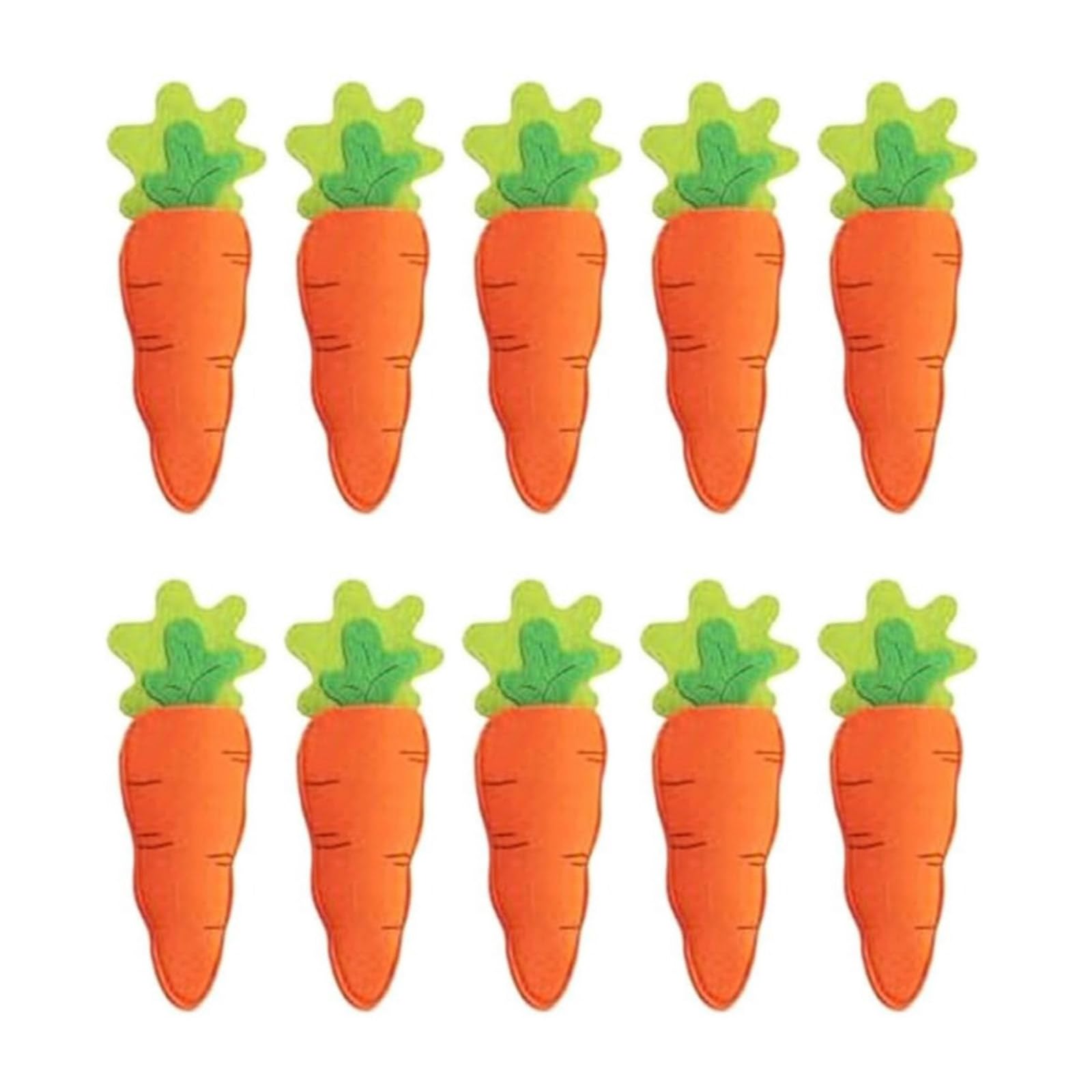 Tsophreniq 10Pcs Carrot Shape Pocket Cutlery Bag Easters Silverware Holder Cutter and Fork Flatware Bags Table Decorations Carrot Shape Pocket Cutlery Bag Decoration Supplies Friend