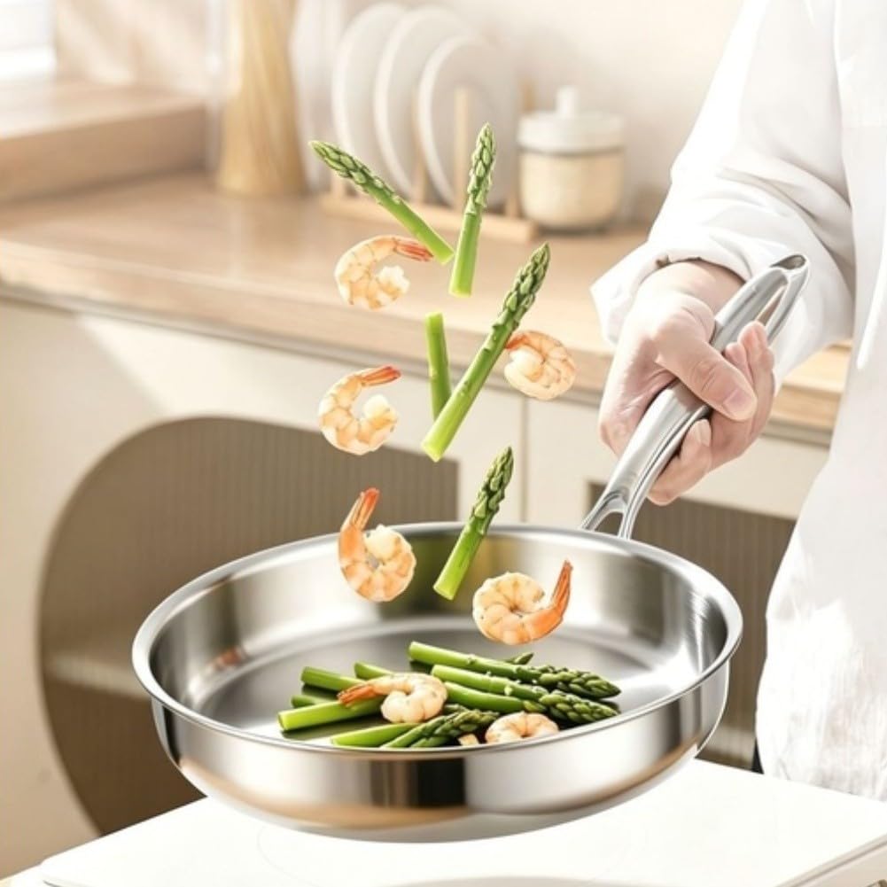 Poêle Steak Acier 316 Revêtement 24cm Poêle Steak Acier 316(26cm)