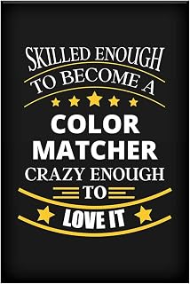 Color Matcher Job Fine Art Poster/Affordable Unique Gift for Color Matcher for Office Home Room Colleague Coworker Dad Uncle Mom Aunt Neighbour Motivational Funny Wall by HOM