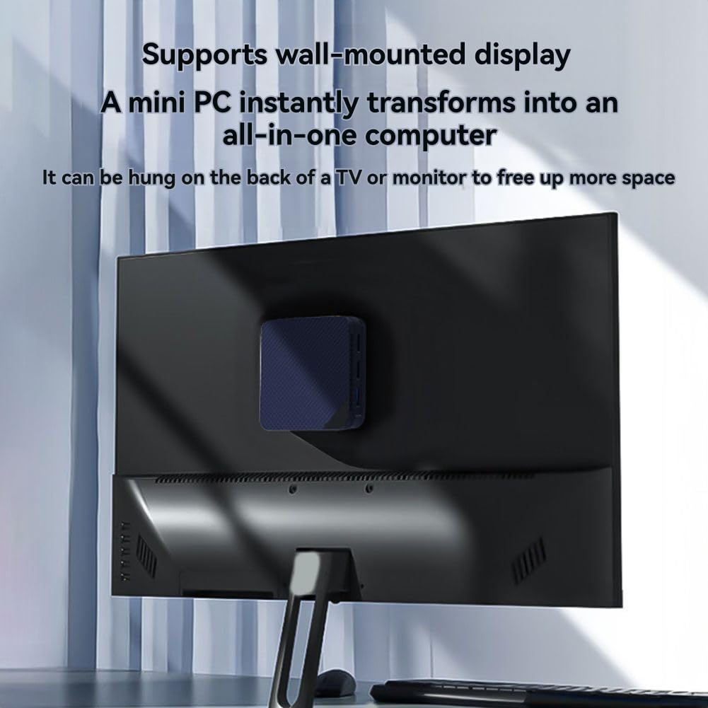 12 GB LPDDR5 4800 MHz Mini PC ZX06 Twin Lake N150 Win11 komputer stacjonarny gamingowy Dual LAN Dual HD Display Port