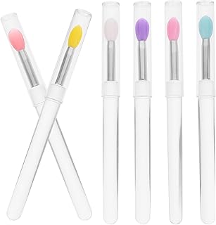 PRETYZOOM 6Pcs Silicone Lip Applicator with L...