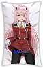 Darling in The Franxx Code 02 Girl Zero Two Anime Pillow Cover Girl Pillowcase Cover 20x36inch King Size Decorative Cushion Throw Pillow Cover Peach Skin