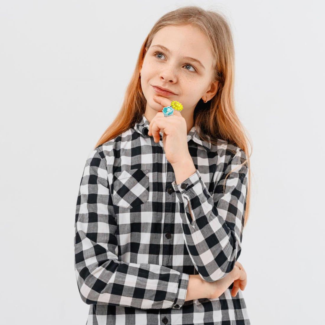 Set 9 Anelli Regolabili Per Bambine - Gioielli Principessa, Gioco Di Ruolo | Regalo Compleanno