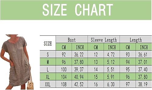 Miniatura 5 de Linen Dress for Women 2023 Cotton Linen Dresses for Women Spring Summer Casual 34 Sleeve V Neck Midi Beach Dress