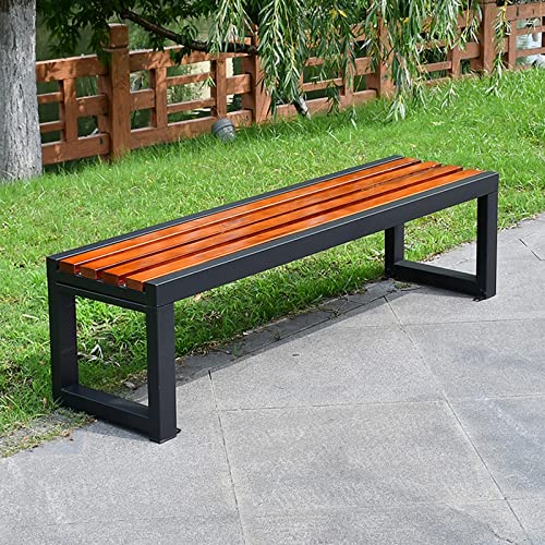 Utomhusbänk, Trädgårdsbänk, Metall Parkbänk Gjutjärn Utomhusbänkar Veranda Utomhusmöbler for Uteplats, Park, Gräsmatta, Gård (Size : 150cm)