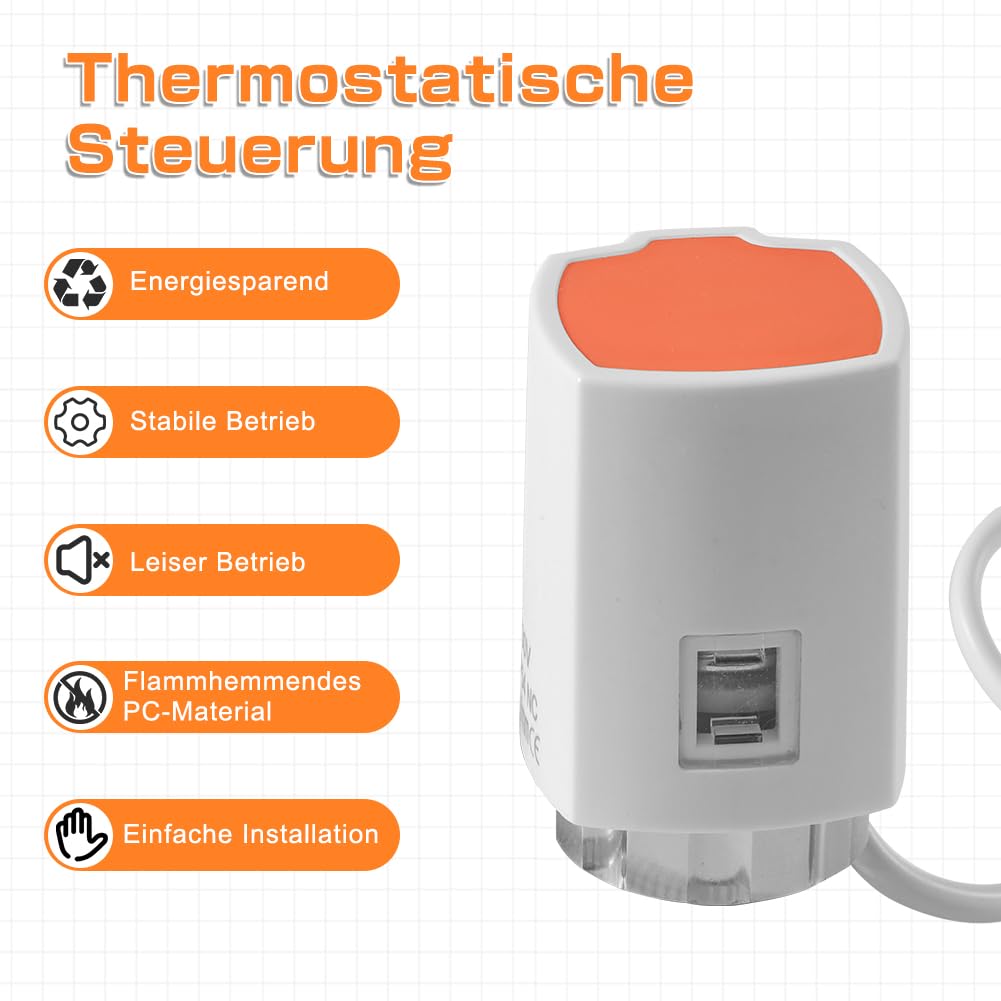 Stellantrieb Für Fußbodenheizung, M30 X 1,5 NC Fu Produktbild-Vorschau 8