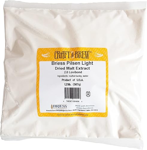 Miniatura 1 de Extracto de malta seca para kit de preparación - Pilsen de 1.25 libras - Extracto base multiusos - Para cualquier estilo de cerveza - Fermentación