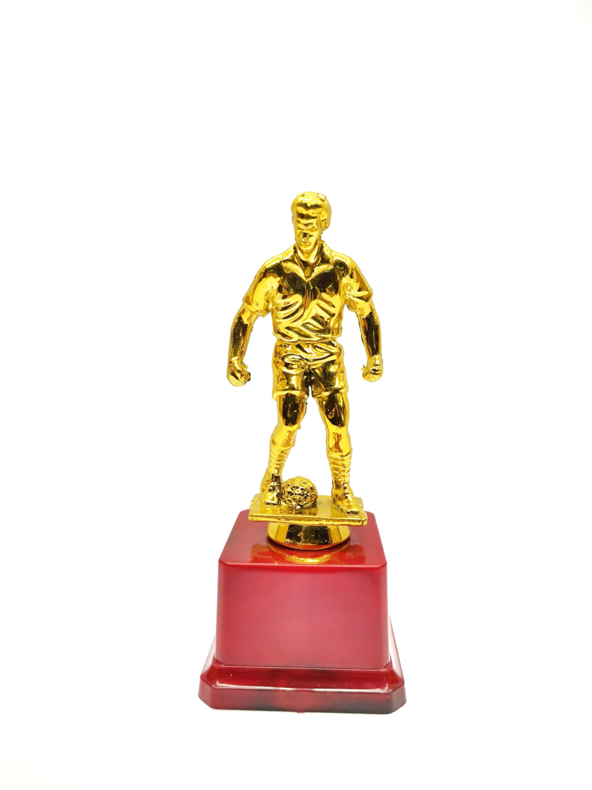 Golden Football Trophy Football Tournament Trophy, Football Cup Trophy Winner Prize Trophy for Best Footballer Height 18 CM,Base Size 60 x 60 CM-image-15