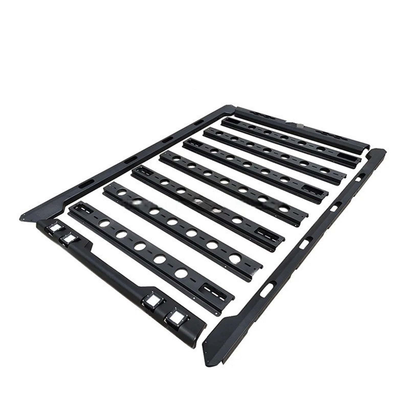 Portaequipajes de Techo para SUV, portaequipajes de Techo para vehículo Todoterreno, Compatible con la Serie 80, Montaje LC80 con LED