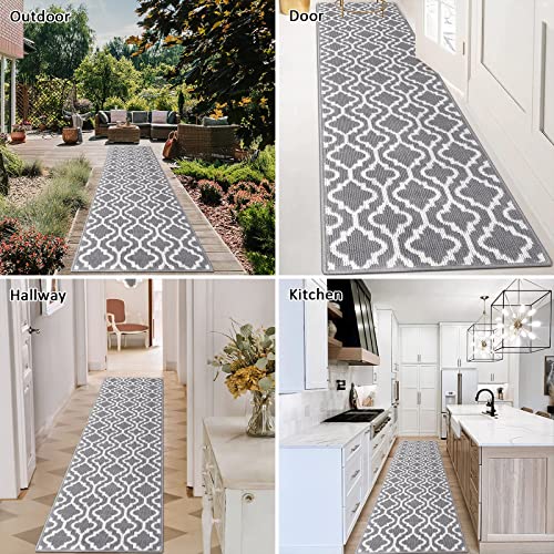 Hebe Hallway Runner Mat 2X8Ft Front Door Mat Runner Non Slip Absorbent Mud Mat Washable Shoe Mats For Entryway Indoor Low Profile Welcome Doormat Kitchen Floor Carpet Entrance Mat For Dogs #TOP4