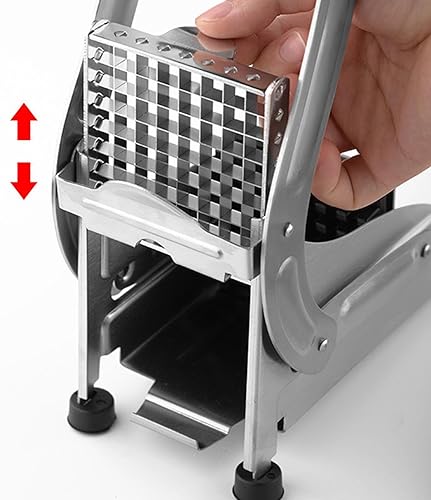 Miniatura 4 de Cuchilla de repuesto para cortador de papas fritas, cuchillas de repuesto de acero inoxidable, cortador profesional de patatas de 12 pulgada o 38