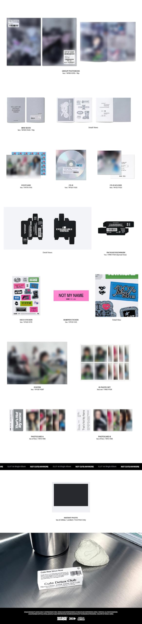 Amazon.co.jp: [applemusic POB Exclusive] ILLIT アイリット NOT CUTE