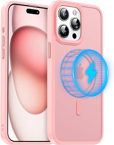Miniatura 1 de Meifigno Magic Mag Series - Funda diseñada para iPhone 15 Pro Max, protección de grado militar y compatible con MagSafe, parte trasera mate