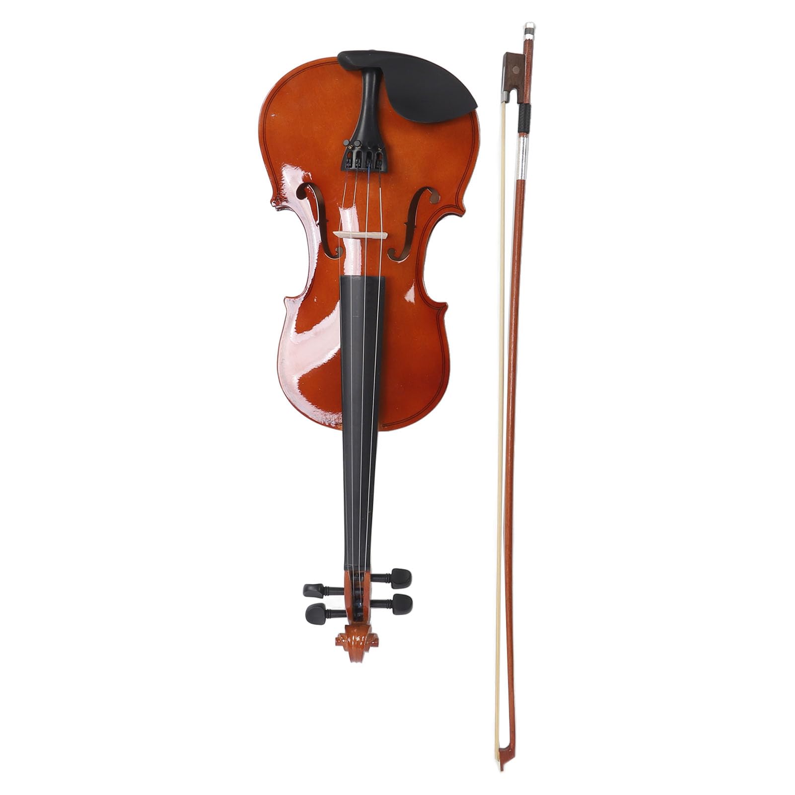 Violino Acustico, Ampia Applicazione Durevole Principianti per Studenti Violino 4/4 Pregevole Fattura Portatile per Esercitarsi