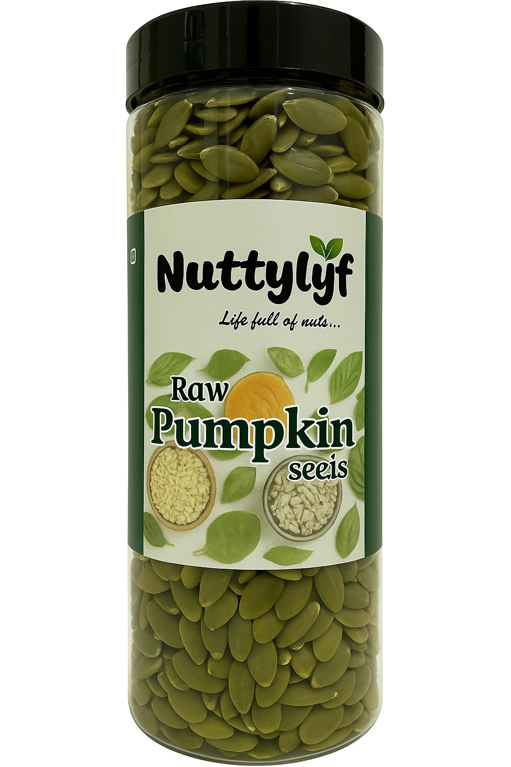 Nuttylyf Raw Pumpkin Seeds 200 gram Rich Source Of Fibre AAA Grade Seeds For Eating High In Protien Healthy Diet Snacks