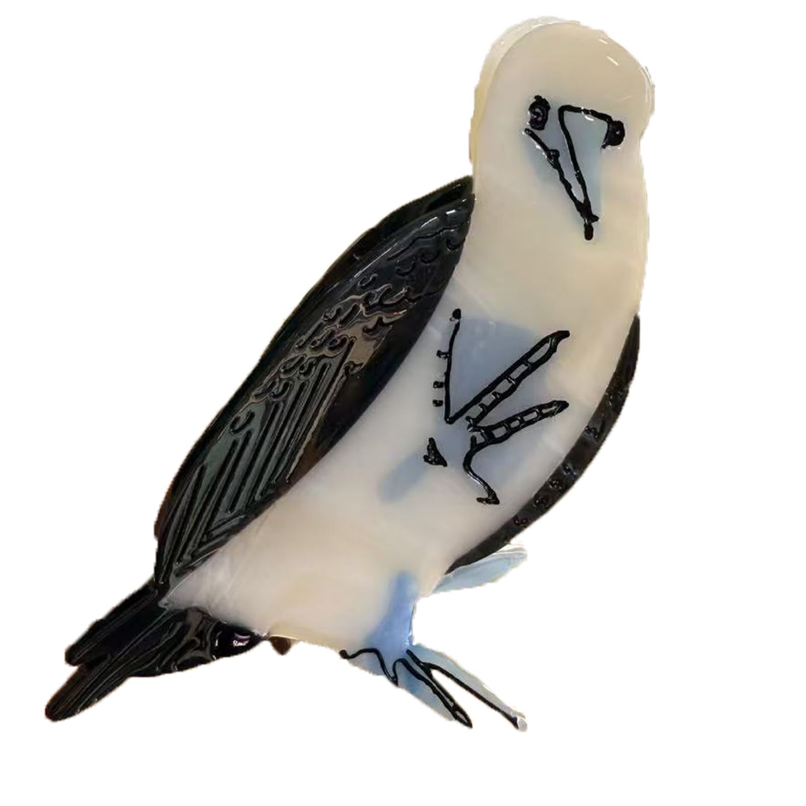 Achstrify Big Toucan Claw Clips,Animal Shape Hair Jaw Clips, Acetate Hair Clips for Girls,Big Claw Barrettes for Women (Big Toucan)