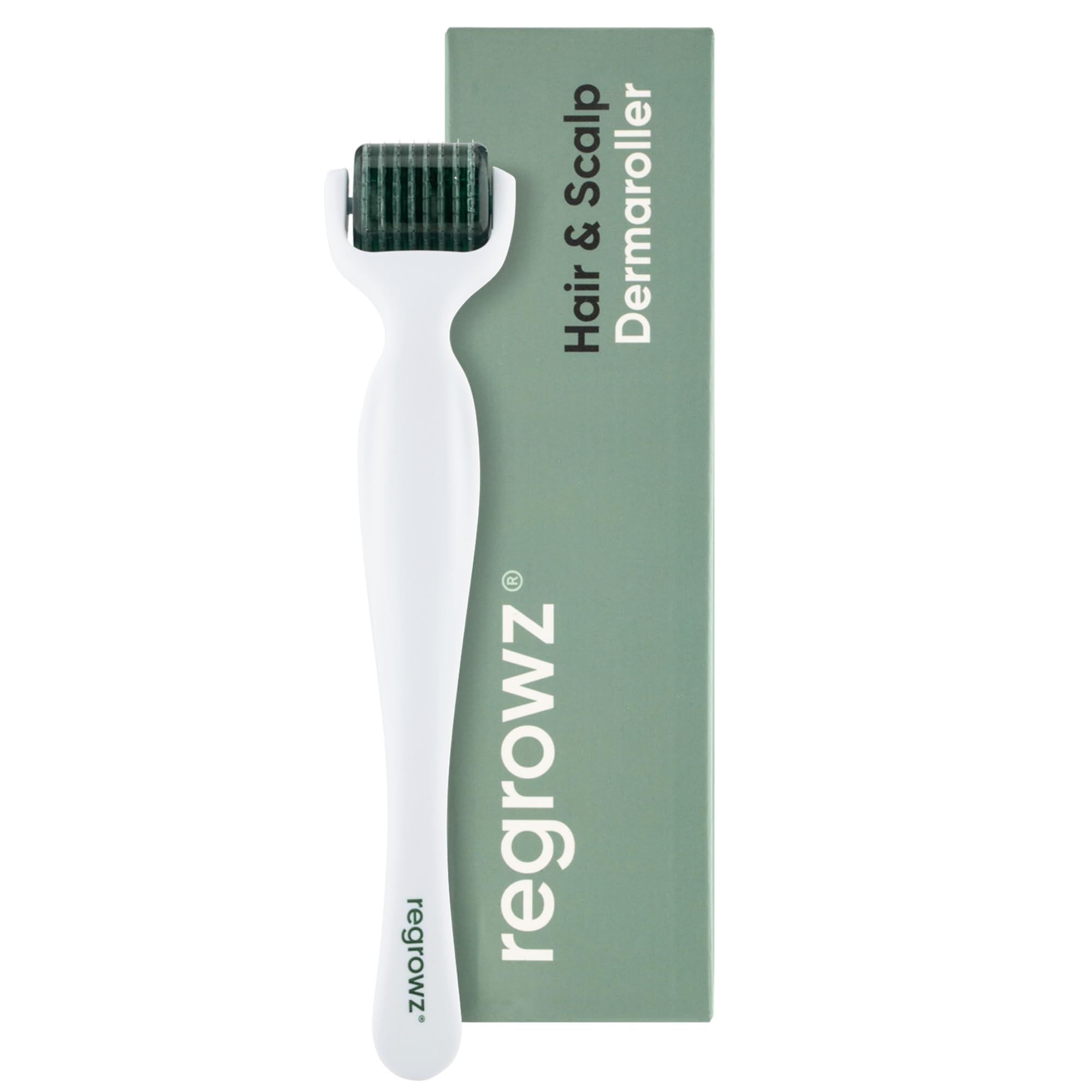 Derma Roller 0.5mm Titanium Microneedle Tool for Hair Growth, Beard Growth & Scalp Care โ 192x Needle Dermaroller for Men and Women