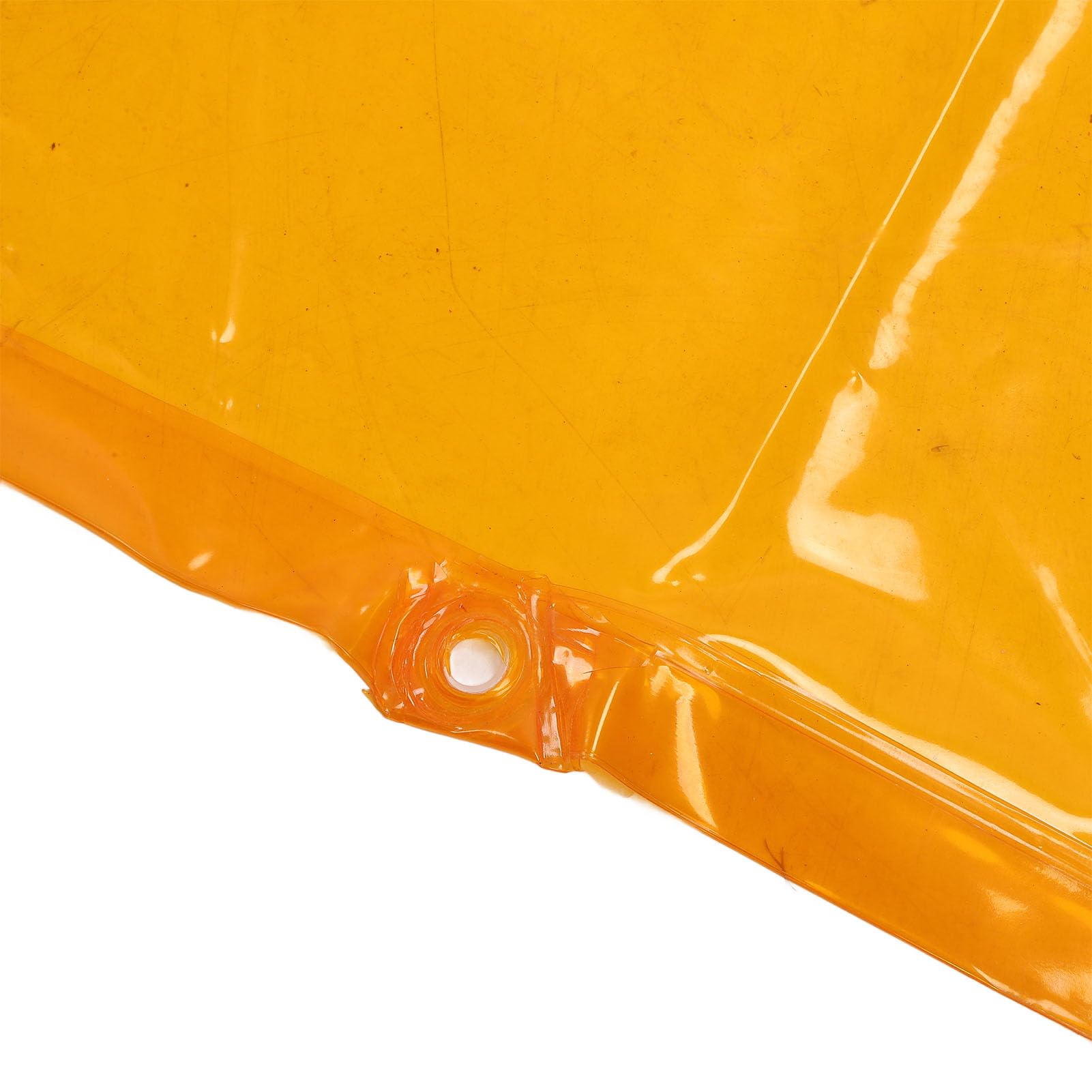 Rideau D'écran de Soudage Ignifuge pour la sécurité de L'atelier Jaune doré 5,71 X 7,68 Pieds avec œillets