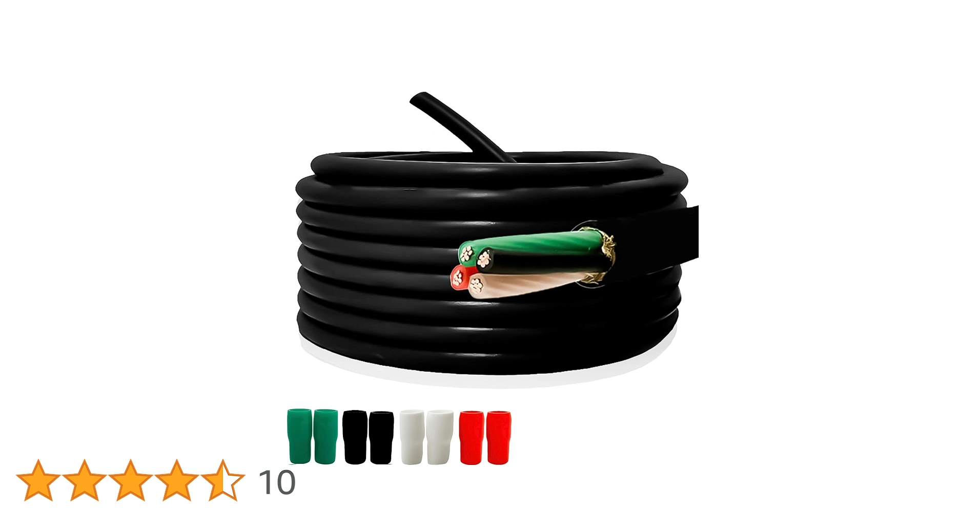 Amazon.co.jp: CVケーブル 5.5sq－4芯 黒色 1m 切り売り1m～30m 600V