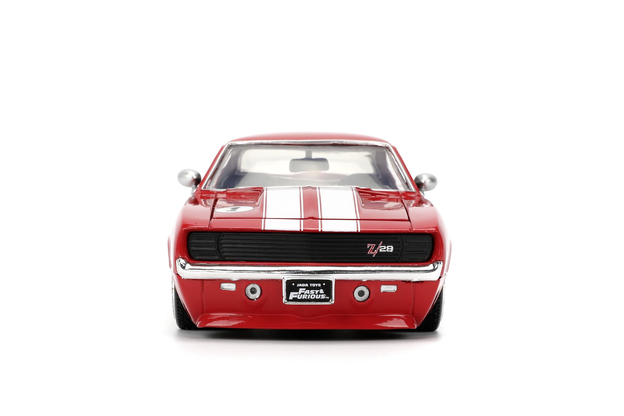 Fast & Furious JADA Toys 1967 Chevrolet Camaro modellino auto pressofuso, giocattolo per bambini e adulti, veicolo da collezione e da gioco, nero