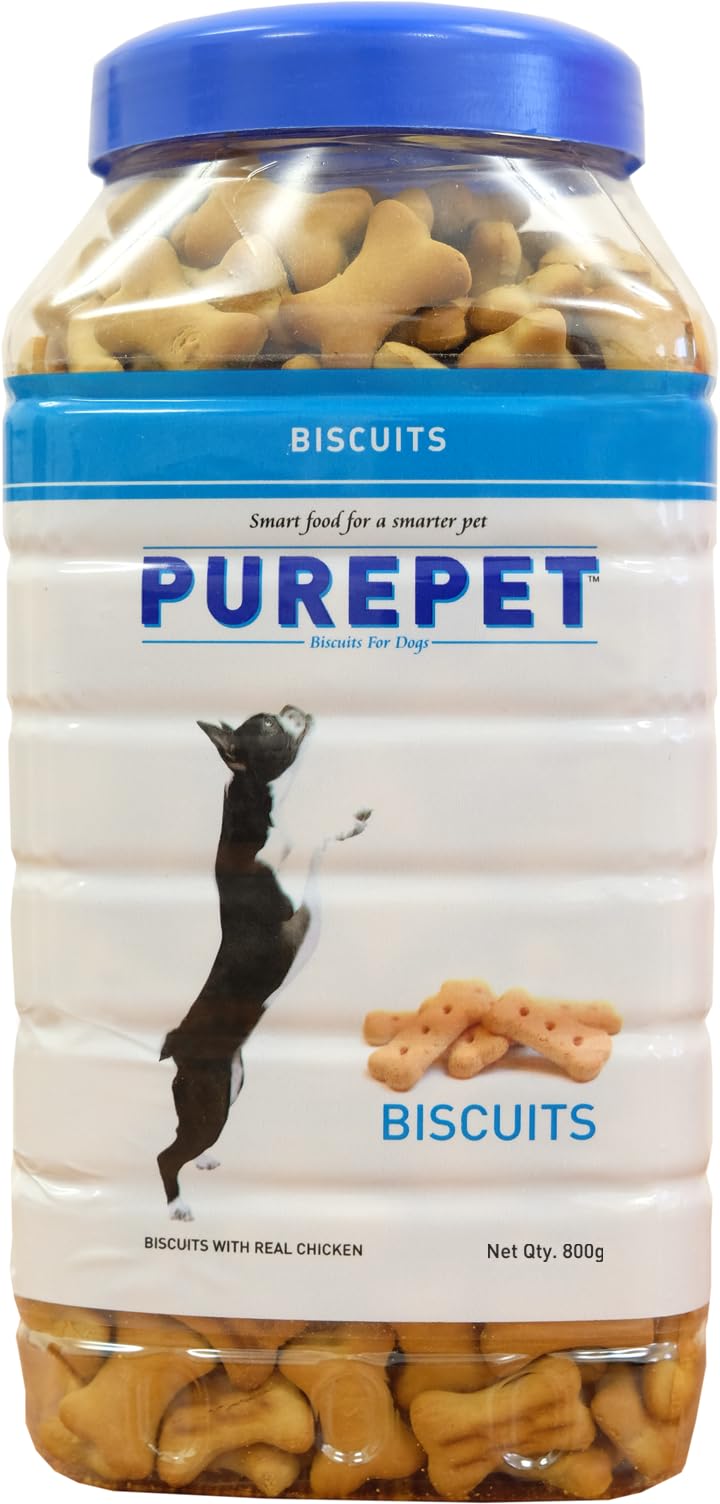 PUREPET Dog Biscuit Treats Milk Flavour 800Gm Pack, All Life Stages (B0C7GYSGGJ) Amazon Price History, Amazon Price Tracker