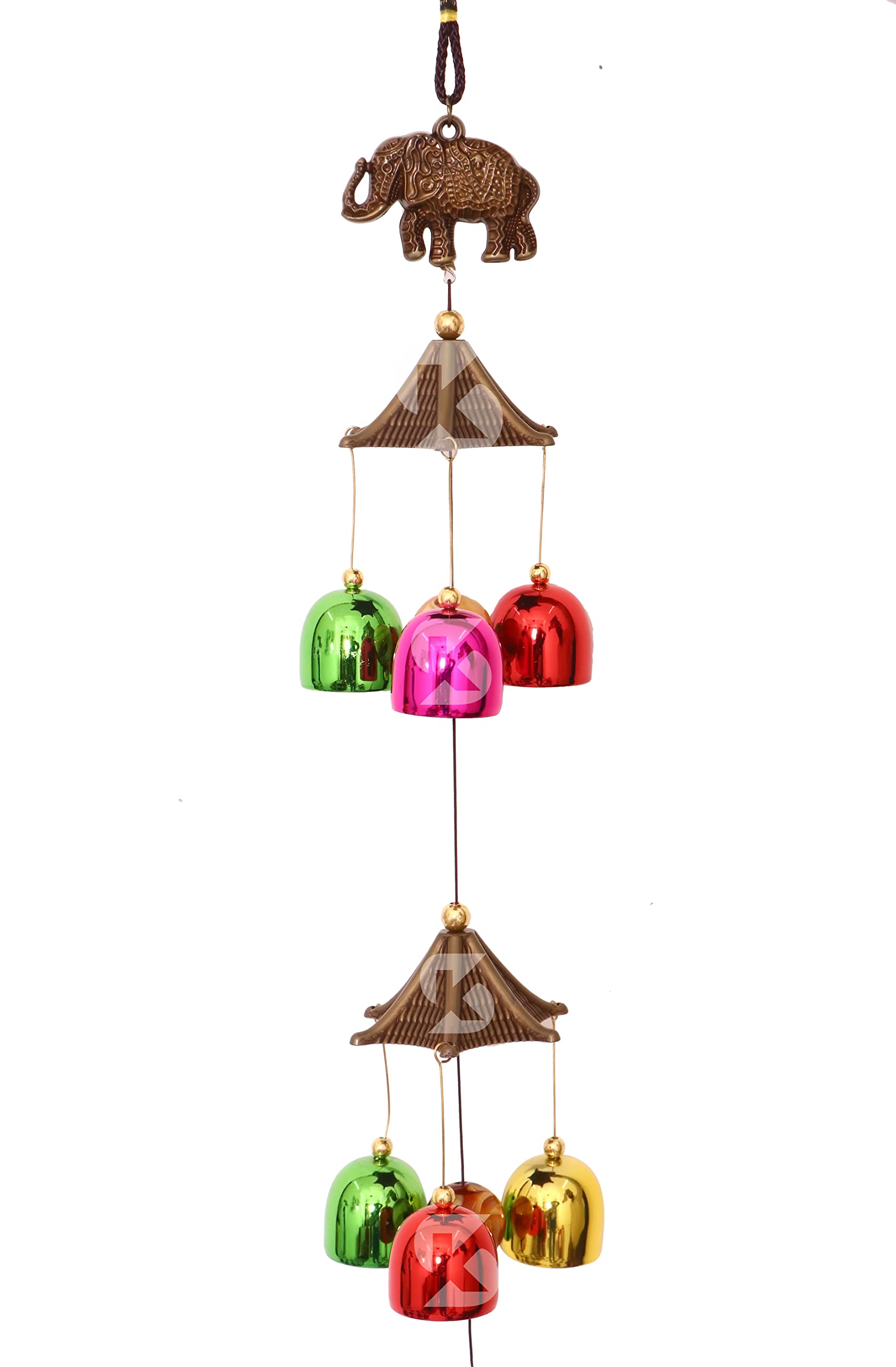 Wood Metal Wind Chime Outdoor Deep Tone,Sympathy Wind Chime Amazing Grace Outdoor, Memorial Wind Chime, Elegant Chime ( Multic Colour ) (2.5 x 18)-image-43