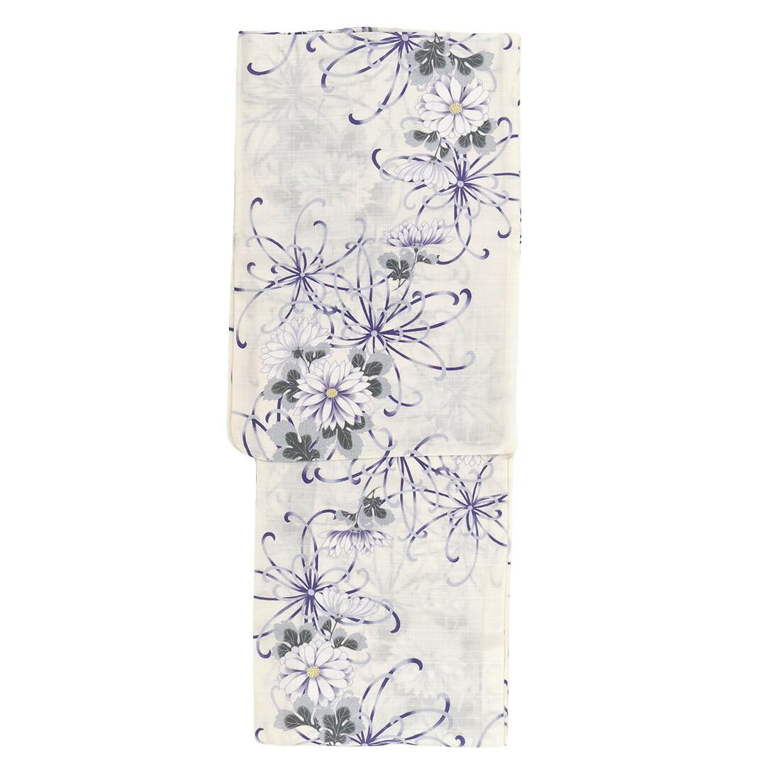 Retro Floral Yukata with Change Weave