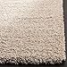 SAFAVIEH California Shag Collection X-Large Area Rug - 11' x 15', Beige, Non-Shedding & Easy Care, 2-inch Thick Ideal for High Traffic Areas in Living Room, Bedroom (SG151-1313)