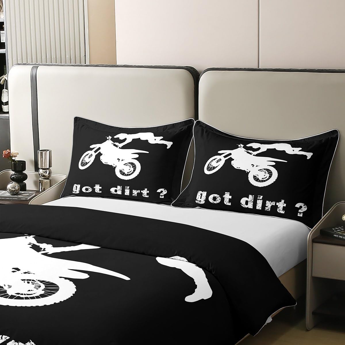 Set di biancheria da letto 3D per motocross Racer sport